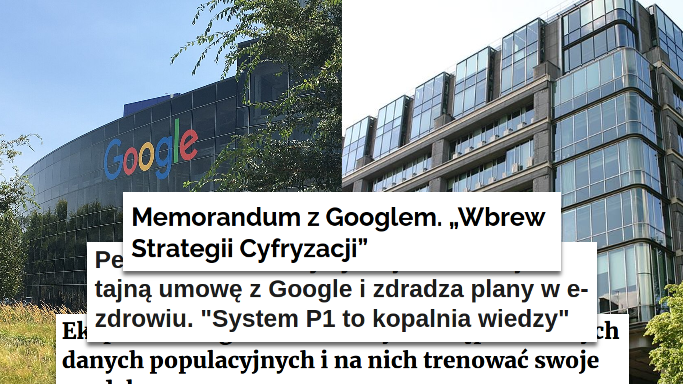 Pojawiły się doniesienia o „tajnej umowie” PFRu z Google’em dotyczącej „ulepszenia elektronicznego systemu zdrowia w Polsce”